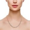 Collana Donna Stroili Hawaii in Ottone Rodiato con Elementi Conchiglia Grigia e Strass 1 Verre Gioielli - l'istituzione del gioiello