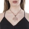 Collana Donna Boccadamo Jewels In Bronzo Rosato Doppio Filo Con Pendente Albero Della Vita E Cristalli Swarovski 5 - Verre Gioielli verre-gioielli-collana-donna-gioielli-boccadamo-my-trees-