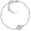Bracciale Donna Amen Angelo In Argento 925 E Cristalli Bianchi Con Angelo