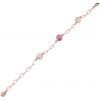 Bracciale Donna Boccadamo Jewels In Bronzo Rosato E Pietre Cabochon