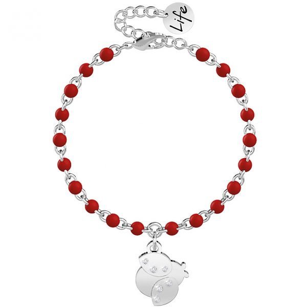 Bracciale Donna Kidult Animal Planet In Acciaio Con Ciondolo A Coccinella E Catena Rolò 3 - Verre Gioielli verre gioielli bracciale-donna-gioielli-kidult-animal-planet-731824