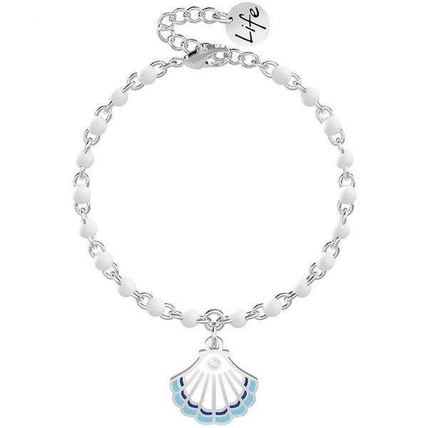 Bracciale Donna Kidult Animal Planet In Acciaio Con Ciondolo A Conchiglia Smaltato E Catena Rolò 3 - Verre Gioielli verre-gioielli-bracciale-donna-gioielli-kidult-animal-planet-731846