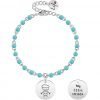 Bracciale Donna Kidult Family In Acciaio Con Ciondolo Tondo E Catena Rolò Turchese 2 - Verre Gioielli verre gioielli bracciale-donna-gioielli-kidult-family-731855