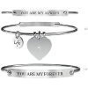 Coppia Di Bracciali Bangle Da Donna E Uomo Di Kidult Love In Acciaio Inossidabile 1 - Verre Gioielli verre-gioielli-bracciale-donna-gioielli-kidult-love-731054