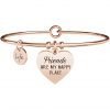 Bracciale Donna Kidult Love Bangle In Acciaio Color Oro Rosa Con Ciondolo Cuore 1 - Verre Gioielli verre-gioielli-bracciale-donna-gioielli-kidult-love-731637