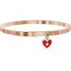Bracciale Donna Kidult Love Bangle Sottile In Acciaio Rosè Con Scritta E Ciondolo A Cuore 1 - Verre Gioielli verre-gioielli-bracciale-donna-gioielli-kidult-love-731732