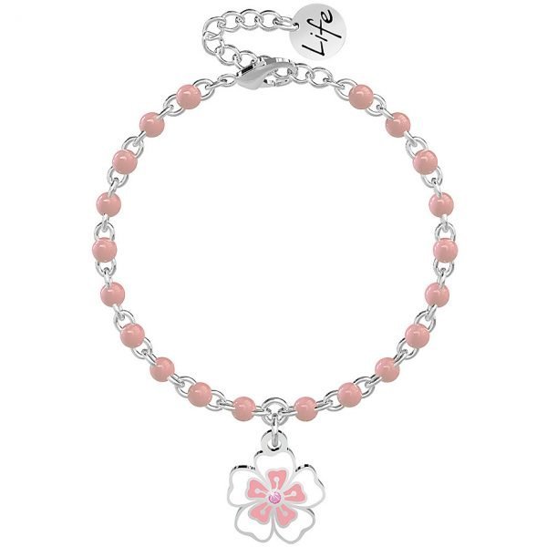 Bracciale Donna Kidult Nature In Acciaio Con Ciondolo A Fiore Di Ciliegio E Catena Rolò 3 - Verre Gioielli verre-gioielli-bracciale-donna-gioielli-kidult-nature-731834