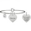 Bracciale Bangle Kidult Donna In Acciaio Con Ciondolo A Cuore Family Mamma Felicità 1 - Verre Gioielli verre-gioielli-bracciale-donna-mamma-kidult-family-731752