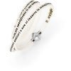 Bracciale Unisex Amen Preghiera Padre Nostro In Pelle Bianca 1 - Verre Gioielli verre-gioielli-bracciale-unisex-gioielli-amen-padre-nostro-italiano