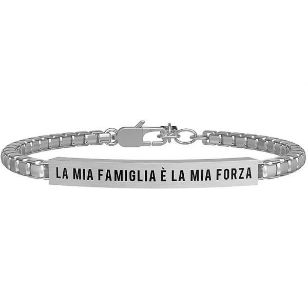 Bracciale Kidult Uomo Family In Acciaio Family Con Catena Veneta E Piastra Rettangolare 3 - Verre Gioielli verre-gioielli-bracciale-uomo-gioielli-kidult-family-731808