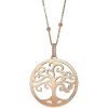 Collana Donna Boccadamo Jewels In Bronzo Rosato Con Pendente Albero Della Vita 1 - Verre Gioielli Collana Donna Boccadamo Jewels In Bronzo Rosato Con Pendente Albero Della Vita