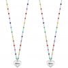 Set Di Due Collane Donna Kidult Love Corte In Acciaio Con Ciondolo A Cuore E Catena Rolò 1 - Verre Gioielli verre-gioielli-collana-donna-gioielli-kidult-love-751088