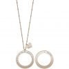 Collana Donna Kidult Love In Acciaio Oro Rosa Con Ciondolo A Cerchio E Catena Groumette Con Anellin 2 - Verre Gioielli verre-gioielli-collana-donna-gioielli-kidult-love-751130