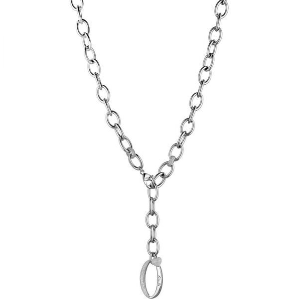 Collana Donna Liu Jo In Ottone Argento Con Chiusura A Moschettone A Molla 3 - Verre Gioielli verre-gioielli-collana-donna-gioielli-liujo-lj1025