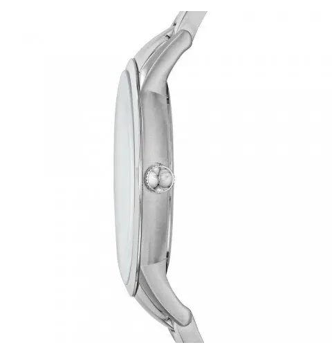 Orologio Uomo Marea In Acciaio Silver Solo Tempo Al Quarzo - Verre Gioielli