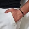 Bracciale Uomo Gerba Lab Con Cordino In Pelle Marrone Perle In Pietra Onice Aulite Bianca Occhio Di Tigre Ematite E Componenti In Metallo 6 - Verre Gioielli lab-022-600x600 verre gioelli