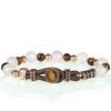 Bracciale Donna Gerba Con Cordino In Pelle Marrone Perle In Pietre Di Occhio Di Tigre Agata Bianca E Componenti In Acciaio Galvanizzato Gold 4 - Verre Gioielli 054-600x600 verre gioielli.jpg