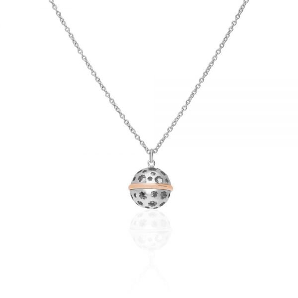 Collana Donna Stroili Girocollo Chiama Angeli Bicolore In Acciaio Con Charms A Fiori