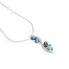 Collana Donna Stroili In Metallo Rosato Con Cuore Swarovski Azzurri E Strass 1 Verre Gioielli - l'istituzione del gioiello