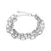 Bracciale Donna Stroili In Acciaio Multicatena A Maglie Larghe 2 - Verre Gioielli Bracciale Donna Stroili In Acciaio Multicatena A Maglie Larghe