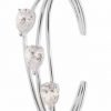 Bracciale Bangle Donna In Ottone Rodiato E Zirconi 1 - Verre Gioielli Bracciale Bangle Donna In Ottone Rodiato E Zirconi