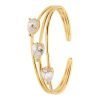 Bracciale Donna Stroili Bangle In Ottone Bronzato Con 3 Zirconi 1 - Verre Gioielli 1669070_product_image verre gioielli