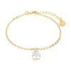 Bracciale Donna Stroili In Ottone Bronzato E Pendente Zircone 1 - Verre Gioielli Bracciale Donna Stroili In Ottone Bronzato E Pendente Zircone