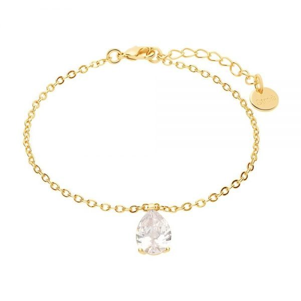 Bracciale Donna Stroili In Ottone Bronzato E Pendente Zircone