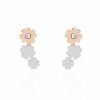 Orecchini Donna Stroili In Acciaio Bicolore Con 3 Quadrifogli E Strass 2 - Verre Gioielli Orecchini Donna Stroili In Acciaio Bicolore Con 3 Quadrifogli E Strass