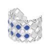 Anello Donna Stroili Regolabile In Ottone Rodiato Con Cristalli E Smalto Blu 5 - Verre Gioielli Anello Donna Stroili Regolabile In Ottone Rodiato Con Cristalli E Smalto Blu 1 Verre Gioielli - l'istituzione del gioiello