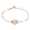 Bracciale Donna Stroili In Ottone Rosato Con Ciondolo A Rombo Cristalli Swarovski E Smalto Rosa 1 - Verre Gioielli Bracciale Donna Stroili In Ottone Rosato Con Ciondolo A Rombo Cristalli Swarovski E Smalto Rosa