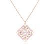 Collana Donna Stroili Lunga In Ottone Rosato Con Ciondolo A Rombo Cristalli Swarovski E Smalto Rosa 2 - Verre Gioielli 1671101_product_image verre gioielli
