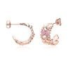 Orecchini Donna Stroili A Cerchio In Ottone Rodiato Con Cristalli E Smalto Rosa 5 - Verre Gioielli 1671106_product_image verre gioielli