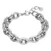 Bracciale Donna Stroili In Acciaio A Doppia Maglia 4 - Verre Gioielli Bracciale Donna Stroili In Acciaio A Doppia Magliaverre gioielli