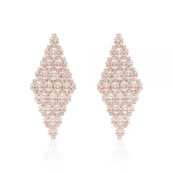 Orecchini Donna Stroili Pendenti A Rombo Rosati Con Strass 3 - Verre Gioielli 1671156_product_image-verre-gioielli