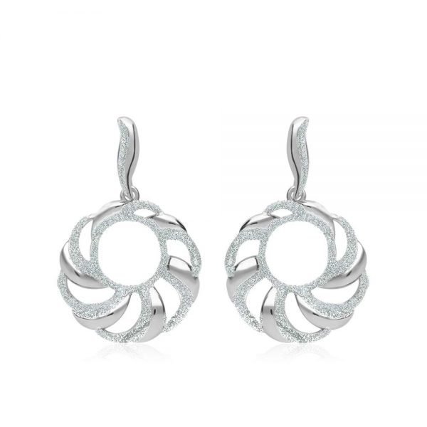 Orecchini Donna Stroili Pendenti In Ottone Rodiato Con Glitter
