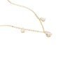 Collana Donna Stroili In Ottone Rodiato Con 5 Zirconi Pendenti