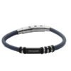 Bracciale Uomo Man Boccadamo Man In Cuoio E Piastra In Pvd Nero 4 - Verre Gioielli Bracciale Uomo Man Boccadamo Man In Cuoio E Piastra In Pvd Nero