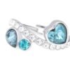 Anello Donna Stroili In Metallo Con Pietre Azzure E Strass 2 - Verre Gioielli Anello Donna Stroili In Metallo Con Pietre Azzure E Strass