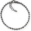 Bracciale Uomo Amen In Argento 925 Nero E Zirconi Neri 2 - Verre Gioielli BRUREBN1 verre gioielli