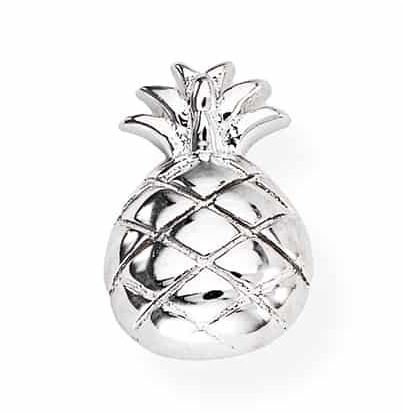 Mono Orecchino Amen A Ananas In Argento Rodiato 3 - Verre Gioielli Mono Orecchino Amen A Ananas In Argento Rodiato