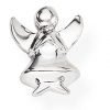 Mono Orecchino Amen A Angelo In Argento Rodiato 4 - Verre Gioielli Mono Orecchino Amen A Angelo In Argento Rodiato