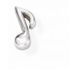 Mono Orecchino Amen A Nota Musicale In Argento Rodiato 2 - Verre Gioielli Mono Orecchino Amen A Nota Musicale In Argento Rodiato