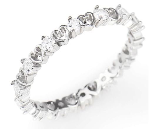 Anello Donna Amen Diamond In Argento 925 Con Zirconi Bianchi 3 - Verre Gioielli Anello Donna Amen Diamond In Argento 925 Con Zirconi Bianchi