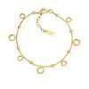 Bracciale Donna Amen Romance In Argento 925 Dorato E Orbite 4 - Verre Gioielli Bracciale Donna Amen Romance In Argento 925 Dorato E Orbite