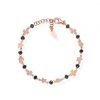 Bracciale Donna Amen Elegance In Argento 925 Rosato Con Quadrifogli Stelle E Cuori 1 - Verre Gioielli Bracciale Donna Amen Elegance In Argento 925 Rosato Con Quadrifogli Stelle E Cuori