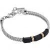 Bracciale Uomo Boccadamo Man In Acciaio Rodiato Con Maglie Intrecciate Con Oring Pvd Nero E Elementi Placcati Oro Rosa Con Zircone 1 - Verre Gioielli bracciale-uomo-gioielli-boccadamo-man-abr508n_314080-verre-gioielli.