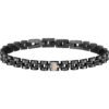 Bracciale Uomo Maserati In Acciaio Nero Pvd Nero E Cristalli 1 - Verre Gioielli Bracciale Uomo Maserati In Acciaio Nero Pvd Nero E Cristalli