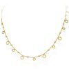 Collana Donna Amen Romance In Argento 925 Dorato Con Orbite E Sfere 1 - Verre Gioielli Collana Donna Amen Romance In Argento 925 Dorato Con Orbite E Sfere