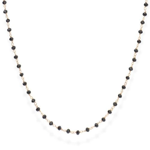 Collana Donna Amen Romance In Argento 925 Rodiato Con Cristalli Neri 3 - Verre Gioielli collana-rose-e-cristalli-neri-45cm_2381_big-verre-gioielli